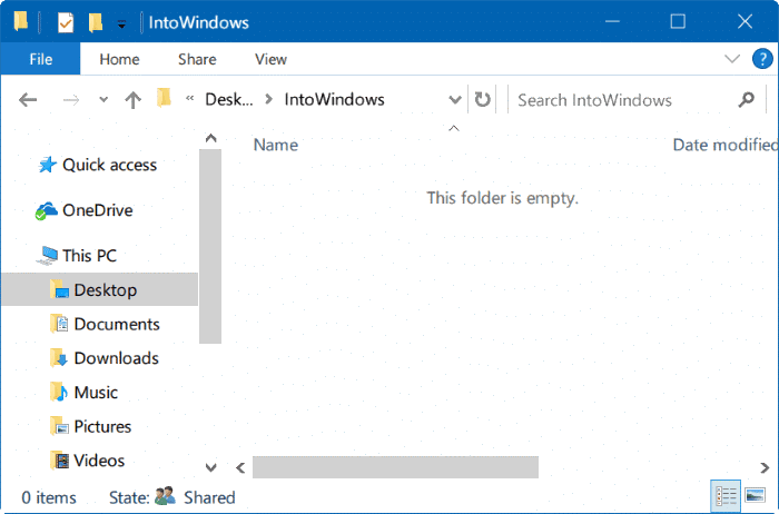 secure folders windows 10